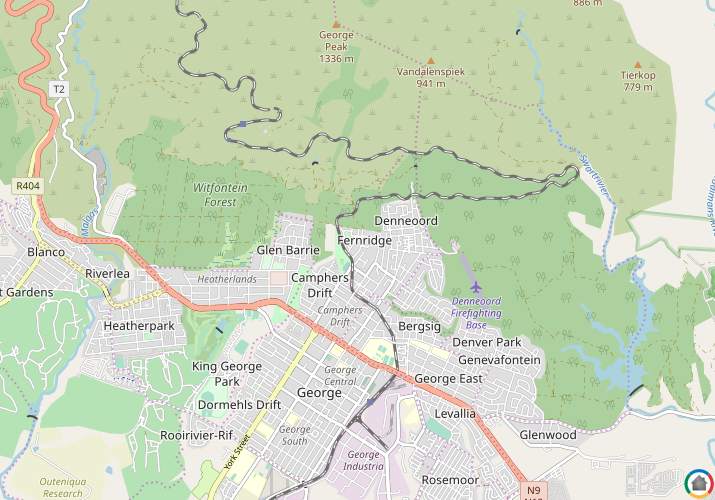 Map location of Fernridge